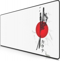 Hiirimatto: Extended Gaming Mouse Pad - JPN Ink Katana (90x40)