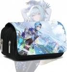 Penaali: Genshin Impact - Blue Double Pencil Case