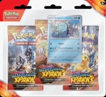 Pokemon TCG: SV8 Surging Sparks - 3-Pack Blister (Quagsire)