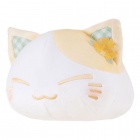 Pehmo: Nemuneko Cat - Flower Ear Decoration, Yellow (30cm)