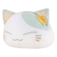 Pehmo: Nemuneko Cat - Flower Ear Decoration, Green (30cm)