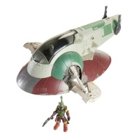 Figu: Star Wars Mission Fleet Fahrzeug - Firespray w/ Boba Fett