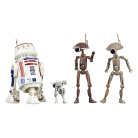 Figu: Star Wars The Mandalorian R5-D4, BD-72 & Pit Droids,4-pack