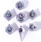 Noppasetti: Hymgho - Always Watching Dragons Eye Resin Dice Set Chromatic (7)