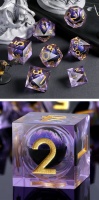 Noppasetti: Dragons Eye Dice Set - Purple (7)