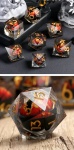 Noppasetti: Dragons Eye Dice Set - Red (7)