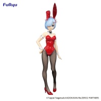 Figu: Re:zero - Bicute Bunnies Rem Red Color Ver. (29cm)