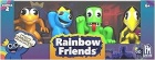 Pehmo: Rainbow Friends  - Series 2 Collectable Figure, 4pk Neon