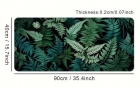 Hiirimatto: Green Leaves (40x90cm)