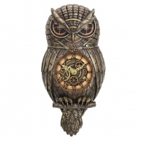 Nemesis: Chronology Wisdom Owl Clock (31.5cm)