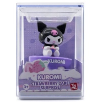 Figu: Hello Kitty - Strawberry Cake Surprise - Kuromi (9cm)