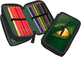 Penaali: Dino T-Rex - Filled Double Decker Pencil Case