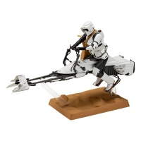 Pienoismalli: Star Wars - Speeder Bike, 1/12 (26cm)