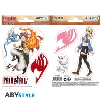 Tarra-arkki: Fairy Tail - Natsu & Lucy (16x11cm / 2 Sheets)