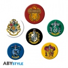 Pinssi: Harry Potter - Crests (6kpl)