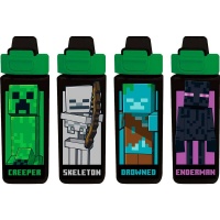 Juomapullo: Minecraft - Square Green, Satunnainen (500ml)