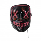 Naamio: Joker Halloween - Led Mask Horror Red