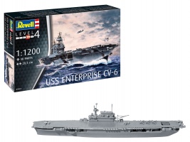 Pienoismalli: Revell: USS Enterprise CV-6 (1:1200)