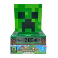 Lamppu: Minecraft - Night Light Alarm Clock, 3D