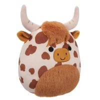 Pehmolelu: Squishmallows - Alonzo Brown And White Highland Cow