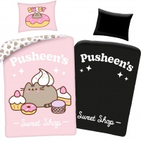 Pussilakanasetti: Pusheen - Glow In The Dark Single (140x200cm)