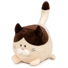 Pehmo: Huggy Kitty - Beige/Dark Brown (16cm)