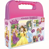 Palapeli: Educa - Disney Princess 4 puzzles