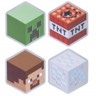 Lasinalunen: Minecraft - Metal Coasters (4)