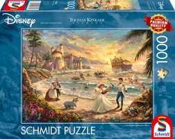 Palapeli: Disney - Thomas Kinkade The Little Mermaid A Celebration of Love (1000)