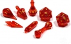 Polyhero: Wizard 8 Dice Set - Dragonfire