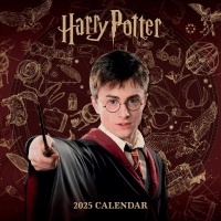 Kalenteri: Official Harry Potter Square Calendar (2025)