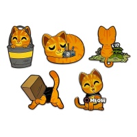 Pinssi: Stray - Enamel Pins Set (5)