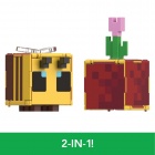 Minecraft: Flippin Figure - Bee & Flower Pot