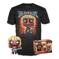 Funko Pop! & Tee: Deadpool- Heavy Metal (Size M)