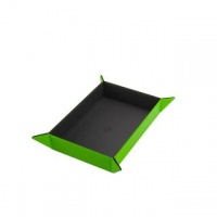 Gamegenic: Magnetic Dice Tray - Rectangular (Black/Green)