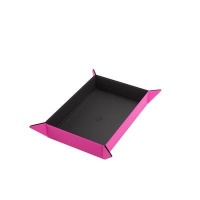 Gamegenic: Magnetic Dice Tray - Rectangular (Black/Pink)