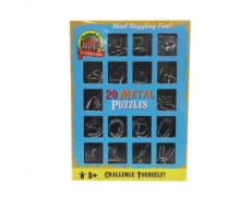 Metallinen Pulmapeli - Metal Puzzles (20kpl)