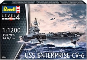 Pienoismalli: Revell - USS Enterprise CV-6 (1:1200)