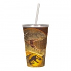 Matkamuki: Jurassic World - Dominion, 3D Cup & Straw (500ml)