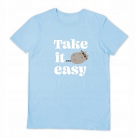 T-paita: Pusheen - Take It Easy, Unisex T-shirt (M)