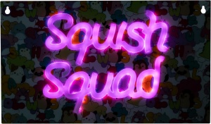 Lamppu: Squishmallows - Squish Squad Neon Wall Light