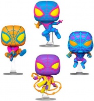 Funko Pop! TV: Marvel - Miles Morales (blklt), 4-pack (9cm)