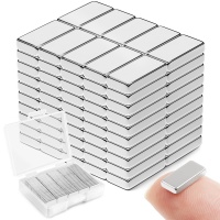 Fidget: Magnetic Cube 100 (Rectangular, Silver)