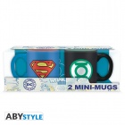 Muki: DC Comics - Superman & G.lantern, 2 Espresso Mugs (110ml)