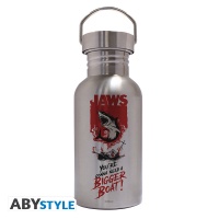 Juomapullo: Jaws - Shark, Canteen Steel (500ml)