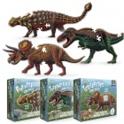 Palapeli: Turn n Learn - Dinosaur Puzzle Bundle 1 (3x100)