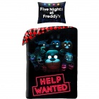 Pussilakanasetti: Five Nights At Freddy's - Help Wanted (140x200cm)