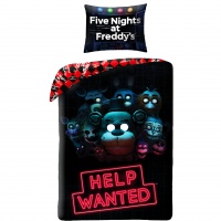 Pussilakanasetti: Five Nights At Freddy\'s - Help Wanted (140x200cm)