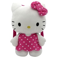 Reppu: Hello Kitty - Pink Plush Backpack (35cm)