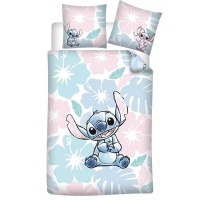 Pussilakanasetti: Disney -Stitch Floral Duvet Cover